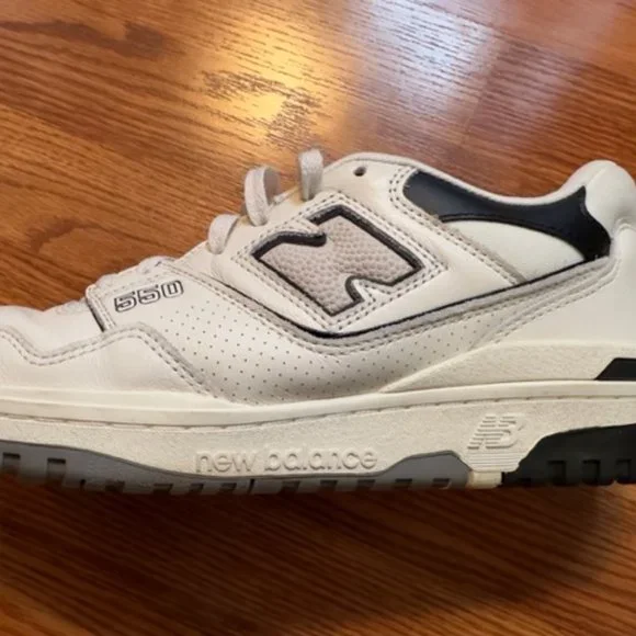 New Balance 550 'Sea Salt Black' - Barely Worn - Size 10.5 - Picture 3 of 8